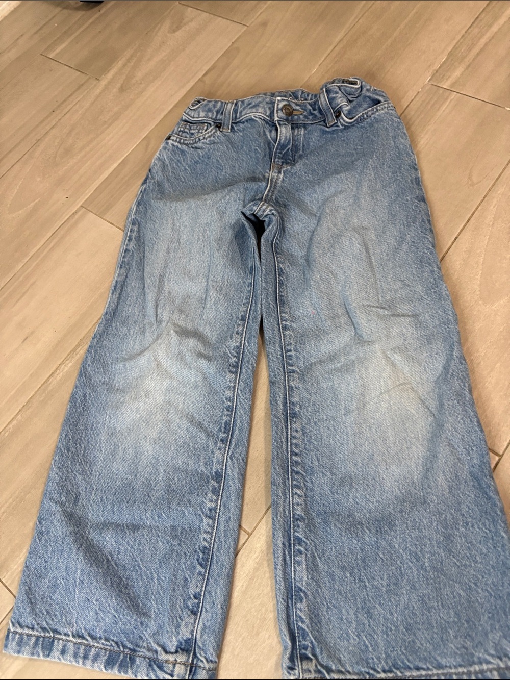 Cat & Jack Light Blue Wide-Leg Women's Jeans